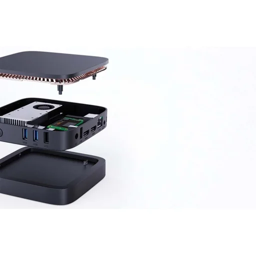  MINI PC AceMagic AK1 PLUS, Intel N97 16GB RAM + 512GB fekete - 12