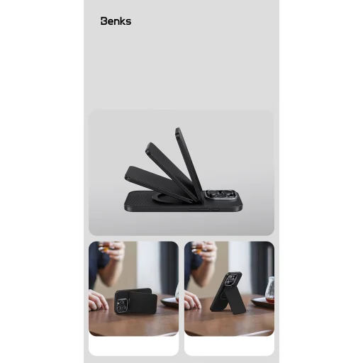  Benks Wallet Magnetic ArmorGo Kevlar Álló Prestige tok - 8