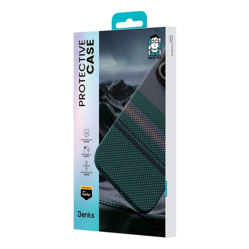  iPhone 16 Pro Benks Mágneses Páncél Pro Aurora Kevlar 600D tok - 13