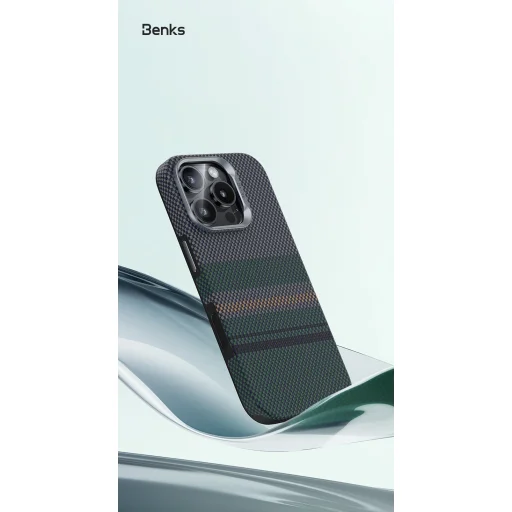  iPhone 16 Pro Benks Mágneses Páncél Pro Aurora Kevlar 600D tok - 7