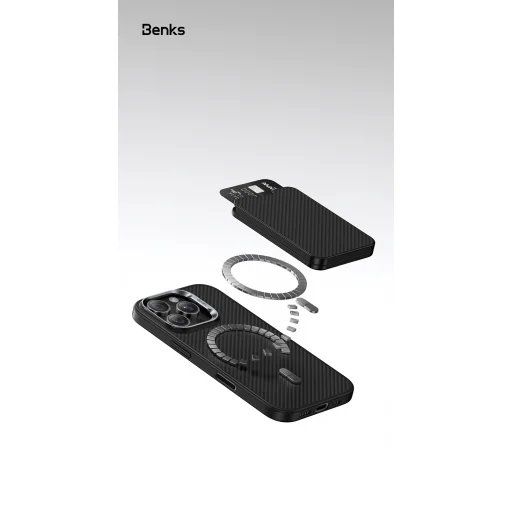  Benks Wallet Magnetic ArmorGo Kevlar Álló Prestige tok - 15