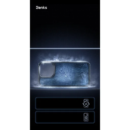  iPhone 16 Pro Max szürke Benks Magnetic Biliz hűsítő tok (0066) - 6