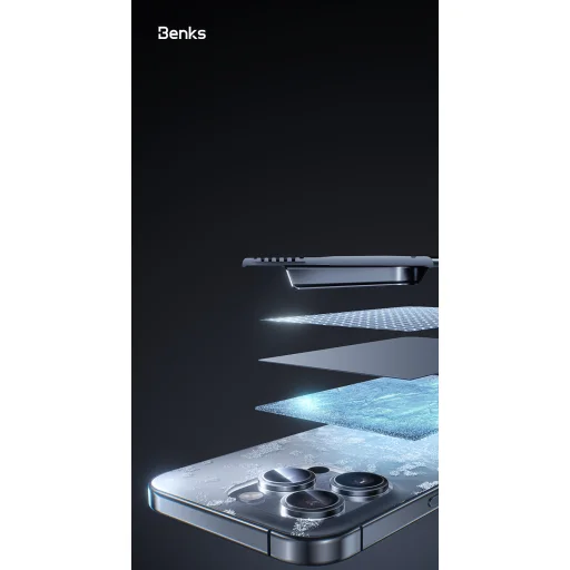  iPhone 16 Pro Max szürke Benks Magnetic Biliz hűsítő tok (0066) - 8