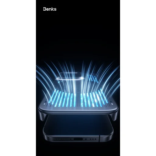  iPhone 16 Pro Max szürke Benks Magnetic Biliz hűsítő tok (0066) - 9