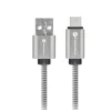 FORCELL F-ENERGY Metal C234 USB A - Type C QC4.0A 3A 66W 2 m ezüst kábel thumbnail