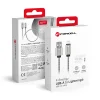 FORCELL F-ENERGY Metal C236 kábel USB A - Lightning 2,4A 12W 2 m ezüst thumbnail
