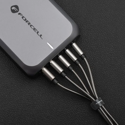 FORCELL F-ENERGY Metal C236 kábel USB A - Lightning 2,4A 12W 2 m ezüst - 8