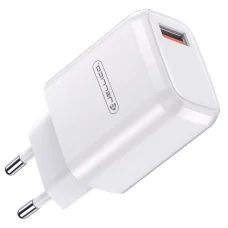 JELLICO fali töltő A77 22,5W 1xUSB QC3.0 + kábel Lightning Fehér