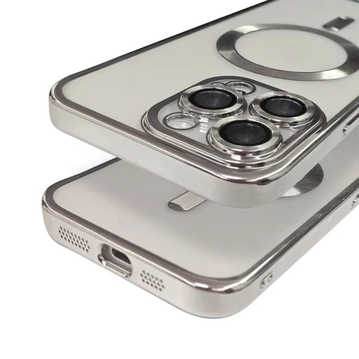  iPhone 14 Pro Max Ezüst Metal tok MagS - 2