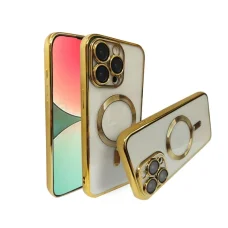 Metal tok MagS iPhone 16 Plus Arany