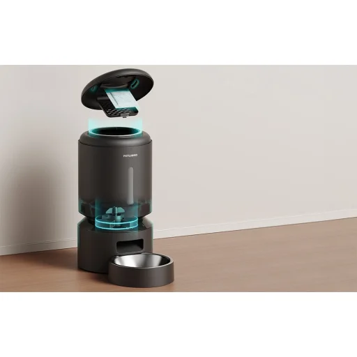 Petlibro Granary WiFi okos ételadagoló, 5L (fekete) - 8