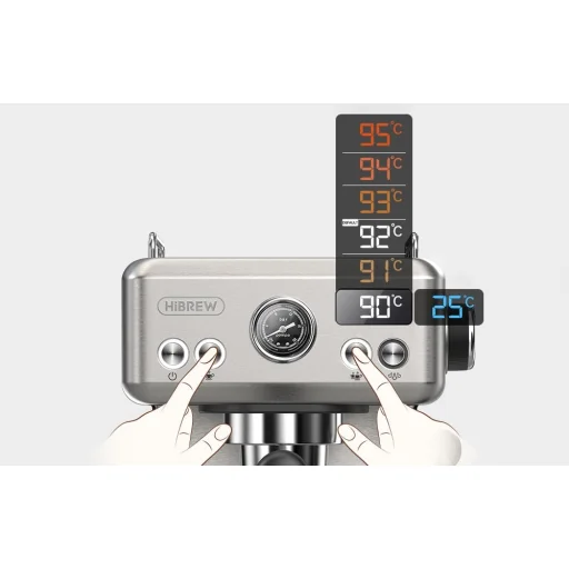 HiBREW H10A hőmérséklet-szabályozott lombik eszpresszógép - 4