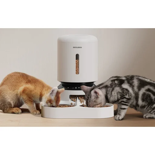 Petlibro Granary Etető Dupla Tállal, WiFi, 5L (fehér) wifi - 5