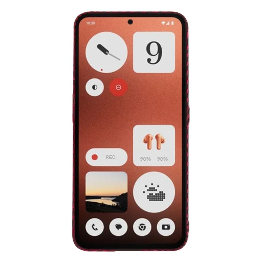 Techsuit - Carbonite FiberShell - Nothing CMF Phone 1 - Piros tok - 2