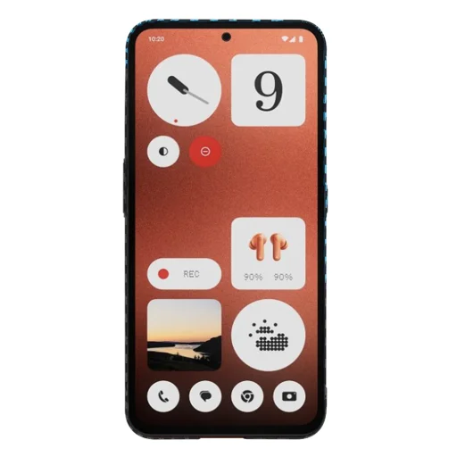  Techsuit - Carbonit FiberShell - Nothing CMF Telefon 1 - Kék Pulzus tok - 2