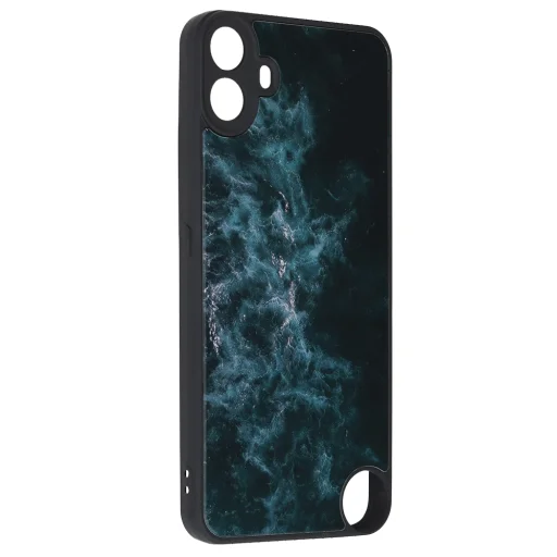  Techsuit - Glaze Sorozat - Nothing CMF Telefon 1 - Kék Nebula tok - 3