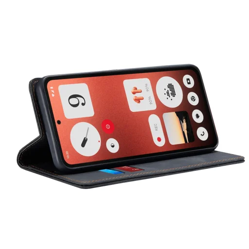  Techsuit - Kényelmes Borító - Nothing CMF Telefon 1 - Fekete tok - 2