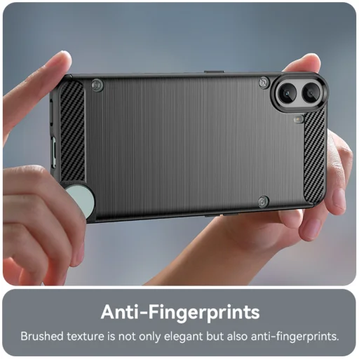  Techsuit - Szénszálas Szilikon - Nothing CMF Phone 1 - Fekete tok - 2