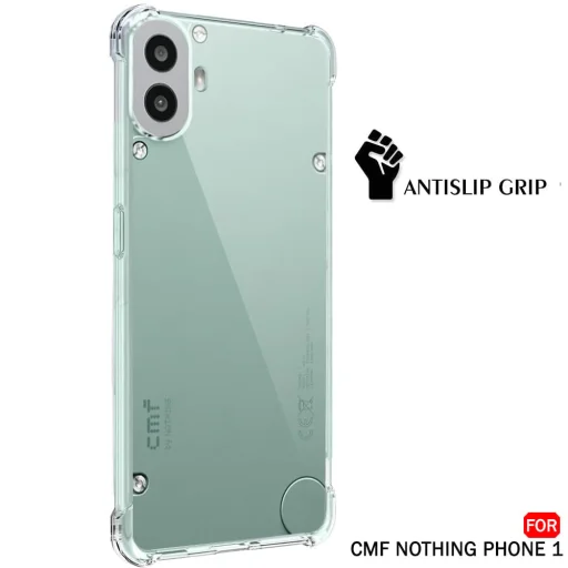  Techsuit - Ütésálló Átlátszó Szilikon - Nothing CMF Phone 2 Pro - Átlátszó tok - 3