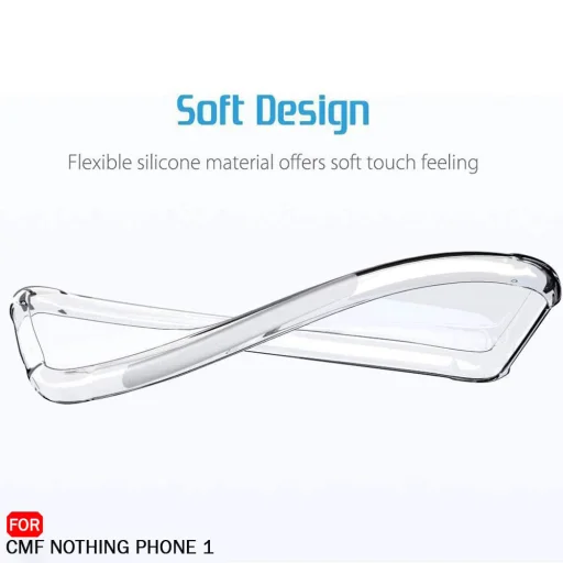  Techsuit - Ütésálló Átlátszó Szilikon - Nothing CMF Phone 2 Pro - Átlátszó tok - 5