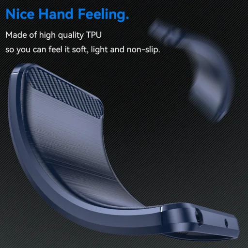  Techsuit - Karbonszilikon - Nothing CMF Telefon 1 - Kék tok - 5