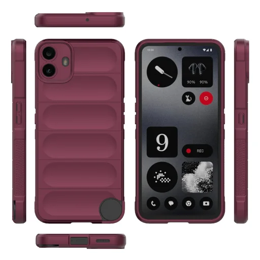  Techsuit - Varázspajzs - Nothing CMF Phone 1 - Bordeaux tok - 2