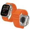 Tech-protect Nylon Slip Apple Watch 6 / 7 / 8 / 9 / 10 / 11 / Se / Ultra 1 / 2 (44 / 45 / 46 / 49 mm) narancs thumbnail