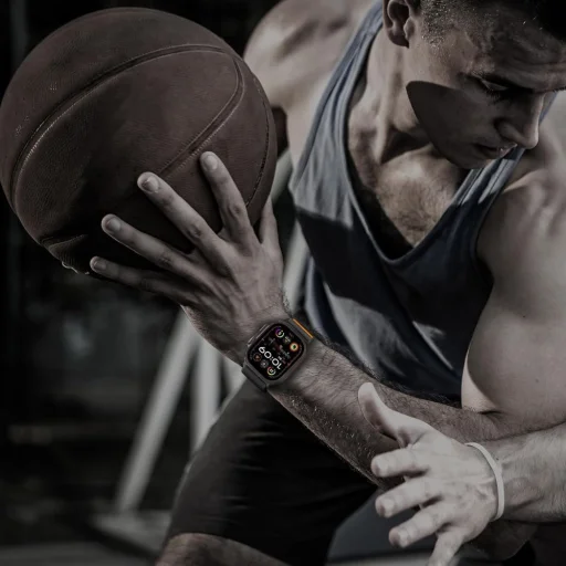 Tech-protect Nylon Slip Apple Watch 6 / 7 / 8 / 9 / 10 / 11 / Se / Ultra 1 / 2 (44 / 45 / 46 / 49 mm) Fekete szíj - 7