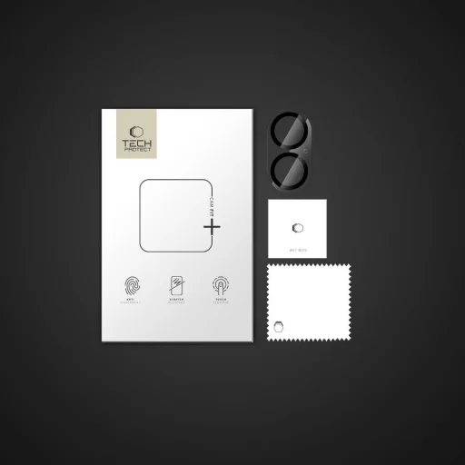 Tech-protect Cam Fit+ iPhone 16 / 16 Plus átlátszó üvegfólia - 4