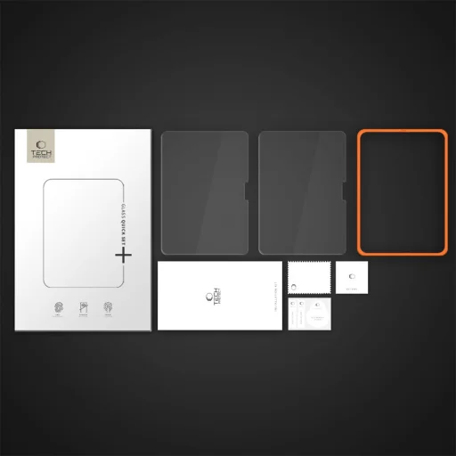 Edzett üveg Tech-protect Easy Set+ 2-pack iPad Air 11” 6 / 7 / 2024-2025 Átlátszó üvegfólia - 5