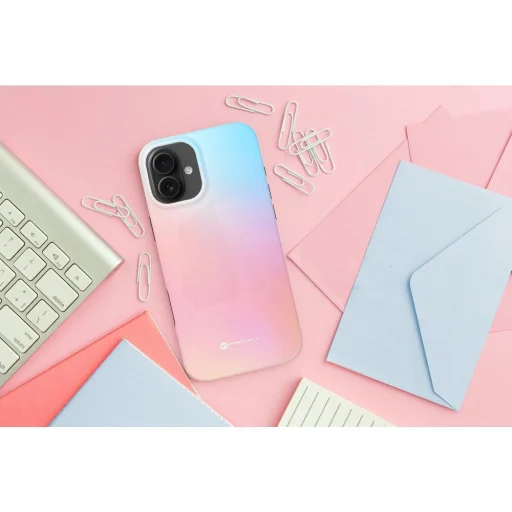 FORCELL F-PROTECT Mirage, katonai tesztelt tok MagSafe kompatibilis IPHONE 15 PRO MAX-ra rózsaszínkék tok - 13