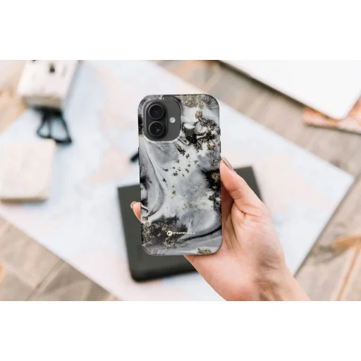 FORCELL F-PROTECT Mirage, katonai ejtéstesztelt tok, kompatibilis a MagSafe-fel IPHONE 15 PRO MAX készülékhez, ezüst köd - 11