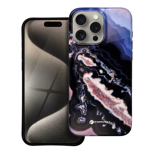 FORCELL F-PROTECT Mirage, katonai ejtési teszttel rendelkező tok MagSafe kompatibilitással IPHONE 15 PRO MAX arany sziget - 1