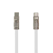 Setty Zink kábel USB-C - USB-C 1,2 m 60W KZC-C-1.2600 fehér