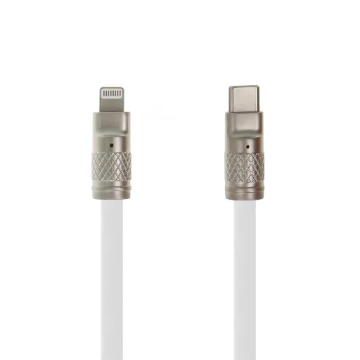 Setty Zink kábel USB-C - Lightning 1,2 m 27W KZC-L-1.2270 fehér - 1