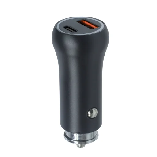Setty autós töltő USB-A + USB-C 20W CC-AC-201 fekete - 2