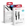 FORCELL F-ENERGY C257 kábel USB A-ról Lightning-re 2,4A 12W Cafule 0,5 m fekete