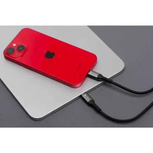 FORCELL F-ENERGY C257 kábel USB A-ról Lightning-re 2,4A 12W Cafule 0,5 m fekete - 6