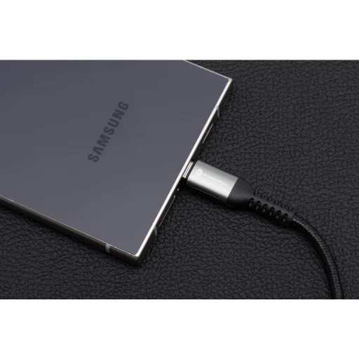 FORCELL F-ENERGY C263 Type-C kábel QC4.0 PD 5A 240W Cafule 0,5 m fekete - 2