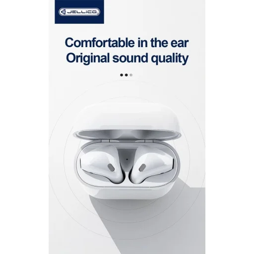 JELLICO vezeték nélküli fülhallgatók AirBlue C Fehér - 5