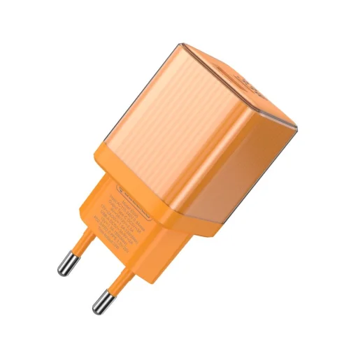 JELLICO fali töltő EU55 GaN PD 33W 1xUSB-C + 1xUSB QC3.0 Narancssárga - 4