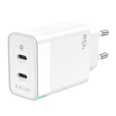 JELLICO hálózati töltő C106 GaN PD 45W 2xUSB-C fehér
