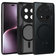 Honor Magic 7 Lite čierne celomatné magnetické puzdro