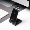 3in1 Apple Watch és Samsung Watch kompatibilis szürke töltőállomás Forcell F-ENERGY Simply Charge thumbnail
