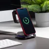 3in1 Apple Watch és Samsung Watch kompatibilis szürke töltőállomás Forcell F-ENERGY Simply Charge thumbnail