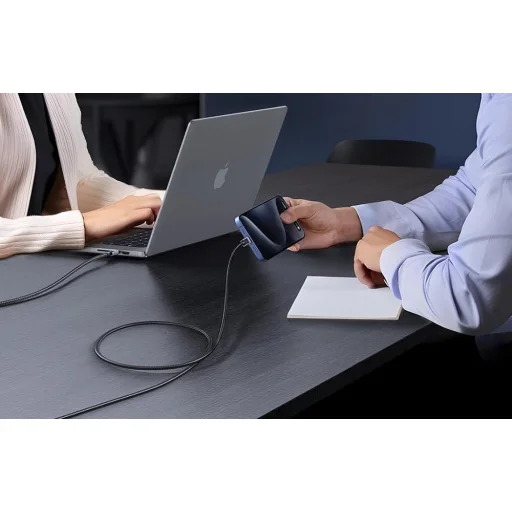 Ugreen L512 USB-C - USB-C kábel, 100W, 5A, 2m (fekete) - 5