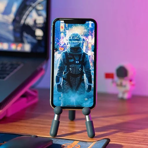 Stoyobe asztali tablet telefon tartó rózsaszín (HF-One rózsaszín) - 12