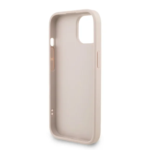 Guess PU 4G Metal Logo Strap tok iPhone 15 pink - 5