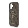  iPhone 16 Barna Guess PU 4G Metal Logo Strap tok thumbnail