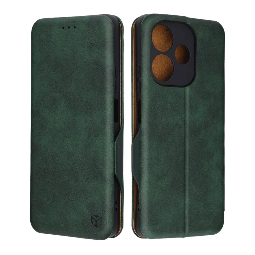  Techsuit - Biztonságos Pénztárca Plusz - Oppo A5 Pro 4G / A5 Pro 5G - Zöld tok - 6